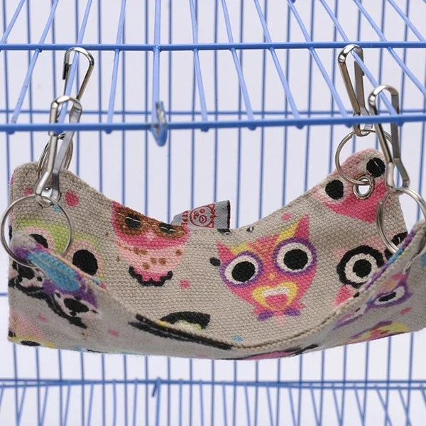 Rede de Lona para Animal de Estimação, Rede Quente e Aconchegante para Gato, Tapete Ninho para Hamster, Cama para Animal de Estimação, Médio, Tamanho: 33*30cm, Entrega de Cor Aleatória, Tamanho: 33*30cm