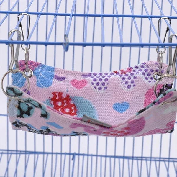 Rede de Lona para Animal de Estimação, Rede Quente e Aconchegante para Gato, Tapete Ninho para Hamster, Cama para Animal de Estimação, Médio, Tamanho: 33*30cm, Entrega de Cor Aleatória, Tamanho: 33*30cm