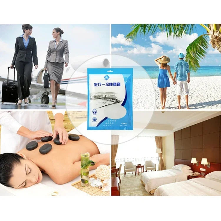 Lençóis de Edredão Descartáveis para Viagem e Hotel, Espessados para Reduzir Infecções, Tamanho: 2*2,2 m