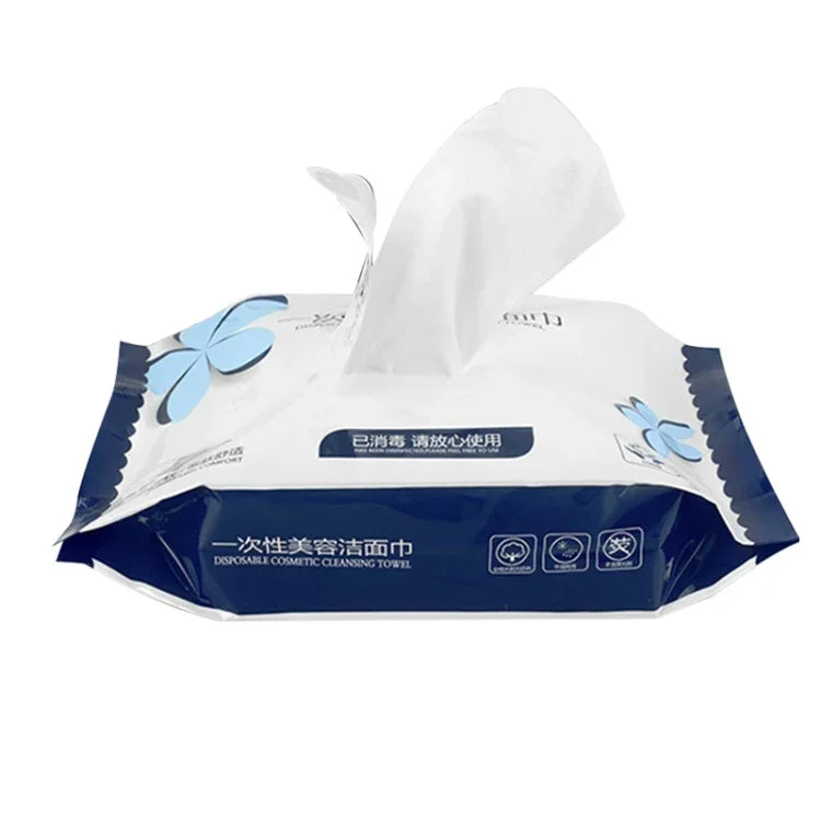 20 Unidades Toalha Facial Descartável de Algodão Multiusos Portátil, Toalha de Limpeza de Uso Duplo Molhada e Seca, Toalha Macia para Viagem, 20 Unidades