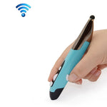 Rato Inteligente Sem Fios Inovador Estilo Caneta 2.4GHz para PC e Portátil, Vermelho, Azul, Cinza