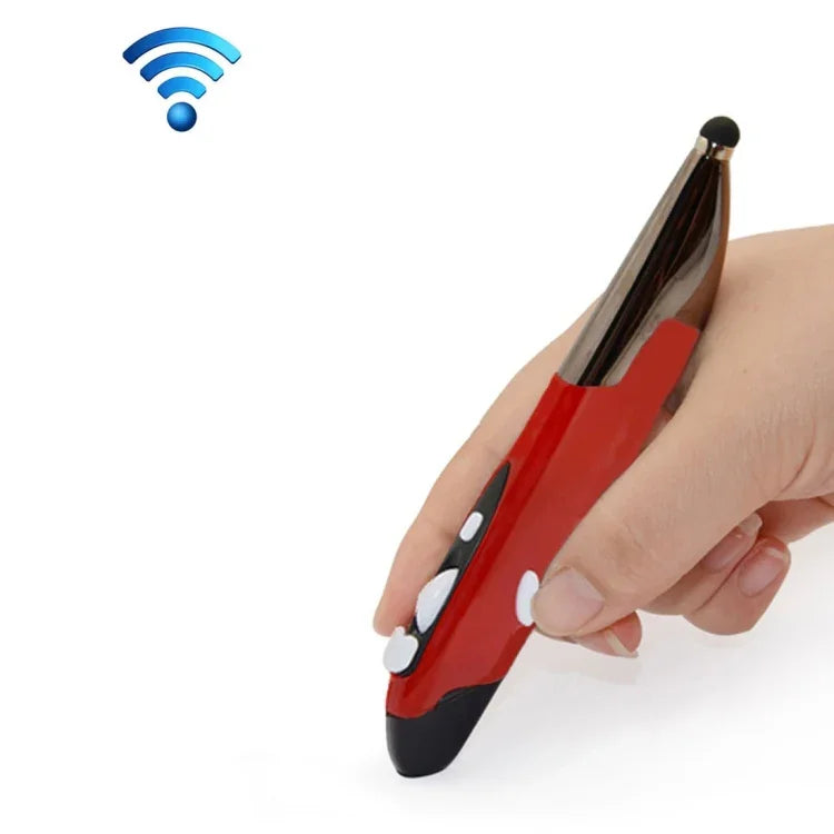 Rato Inteligente Sem Fios Inovador Estilo Caneta 2.4GHz para PC e Portátil, Vermelho, Azul, Cinza