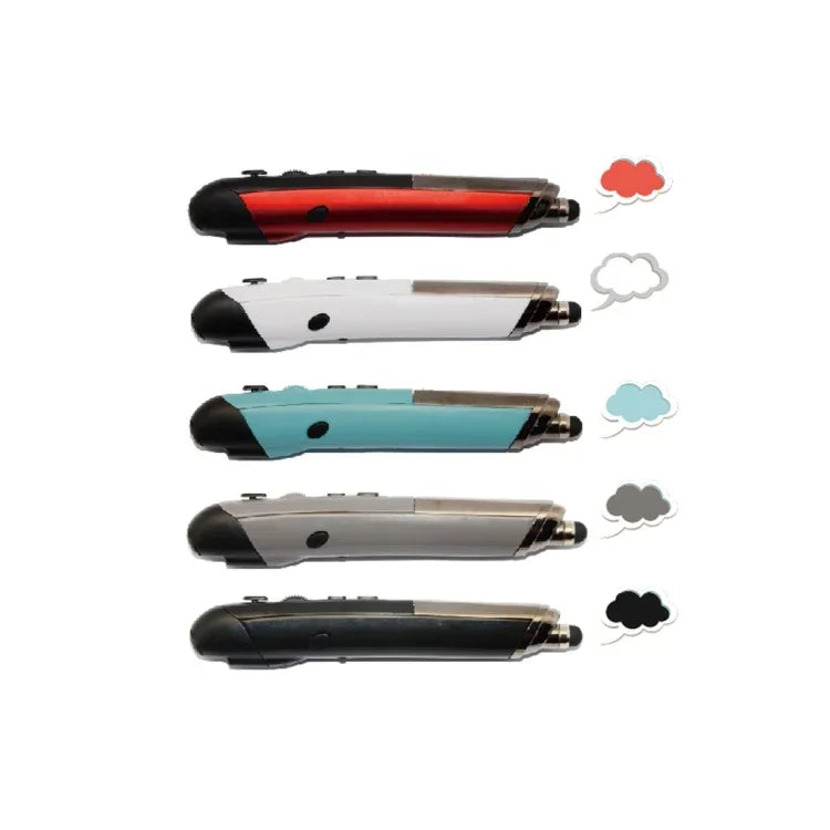 PR-08 Rato Inteligente Sem Fios Inovador Estilo Caneta 2.4G, Distância Eficaz: 10m, PR-08 (Vermelho), PR-08 (Azul), PR-08 (Cinza), PR-08 (Preto), PR-08 (Branco)