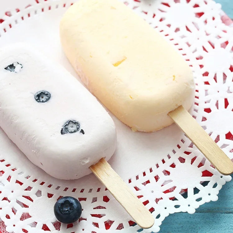 100 Peças Espátulas de Madeira de 15cm para Limpar Cera, Ferramentas para Gelados, Espátulas para Limpar Cera