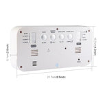 Despertador Musical Digital LED de Ecrã Grande Multifuncional com Exibição de Hora / Semana / Temperatura / Calendário e Controlo Remoto, DC 5V, Despertador Musical