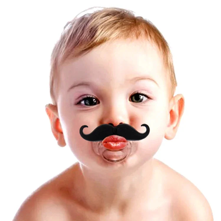 Chupeta Divertida para Bebé com Bigode, Chupeta 2