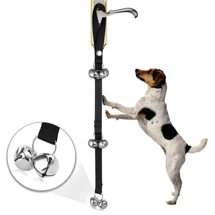 Trela com Sino para Treino de Cães em Nylon, Trela com Campainha Anti-perda com 7 Sinos