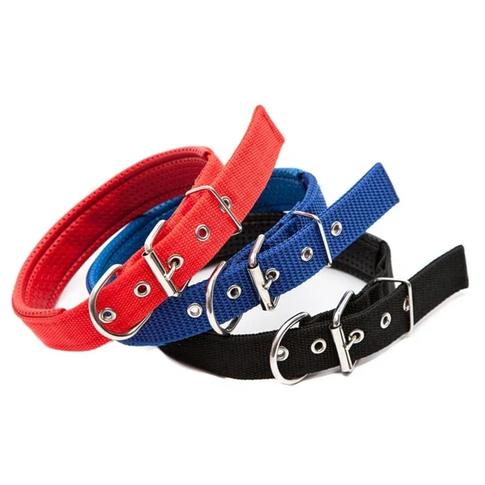 Coleiras para Animais de Estimação em Algodão Espuma e Poliéster Tira para Pescoço para Cães e Gatos, 3.5cm x 57cm, 3.5cm x 57cm Preto, 3.5cm x 57cm Vermelho