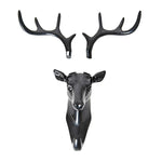 Gancho Decorativo Criativo em Forma de Cabeça de Veado Tridimensional Multifuncional para Casacos, Estilo Retro, Artesanato para Casa, Entrega de Estilo Aleatório
