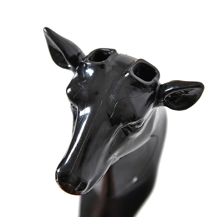 Gancho Decorativo Criativo em Forma de Cabeça de Veado Tridimensional Multifuncional para Casacos, Estilo Retro, Artesanato para Casa, Entrega de Estilo Aleatório