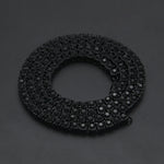 Mens Hip Hop Punk 1 Row Crystal Inlaid Alloy Necklace Chain, Size: 20 inch, Size: 20 inch