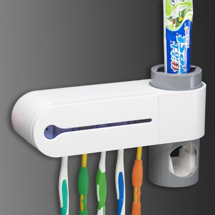 Dispensador Automático de Pasta de Dentes Esterilizador UV Ultravioleta para Escova de Dentes com Suporte de Armazenamento