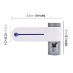 Dispensador Automático de Pasta de Dentes Esterilizador UV Ultravioleta para Escova de Dentes com Suporte de Armazenamento