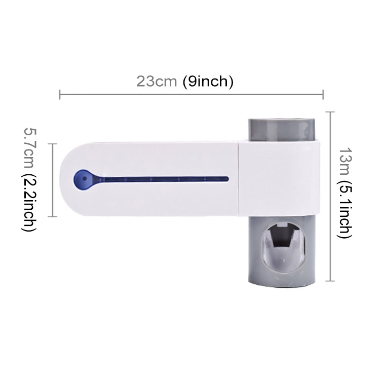 Dispensador Automático de Pasta de Dentes Esterilizador UV Ultravioleta para Escova de Dentes com Suporte de Armazenamento