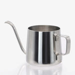 Cafeteira Manual com Bico Longo e Estreito em Aço Inoxidável 304 com Alça Suspensa, 250ML