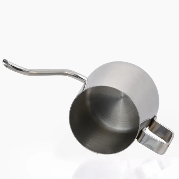 Cafeteira Manual com Bico Longo e Estreito em Aço Inoxidável 304 com Alça Suspensa, 250ML