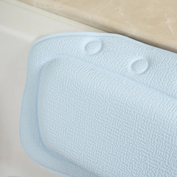 Almofada para banheira para casa de banho, encosto de cabeça para banheira com ventosa impermeável, entrega de cor aleatória, Tamanho: 31*21cm, Almofada para banheira