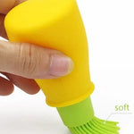 Pincel de Silicone para Óleo de Cozinha Escova para Grelha Garrafa de Óleo, Entrega em Cor Aleatória, 11.5x5cm