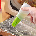 Pincel de Silicone para Óleo de Cozinha Escova para Grelha Garrafa de Óleo, Entrega em Cor Aleatória, 11.5x5cm