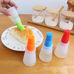 Pincel de Silicone para Óleo de Cozinha Escova para Grelha Garrafa de Óleo, Entrega em Cor Aleatória, 11.5x5cm