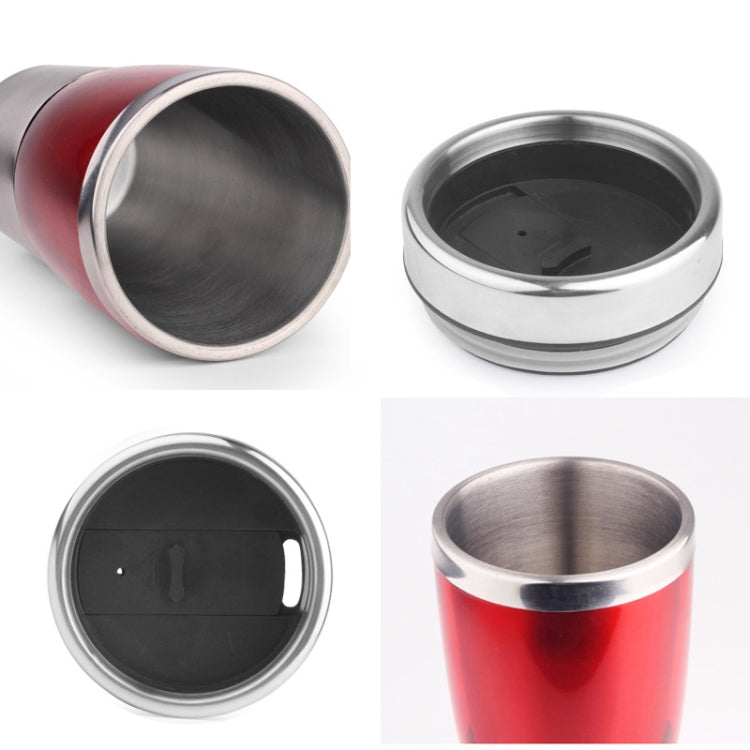 Caneca Dupla Isolada em Aço Inoxidável de 430ml para Uso em Carro, Garrafa de Água para Negócios