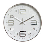 Relógio de Parede de Quartzo Simples Moderno Criativo Decorativo Redondo de 12 polegadas para Sala de Estar