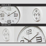 Relógio de Parede de Quartzo Simples Moderno Criativo Decorativo Redondo de 12 polegadas para Sala de Estar