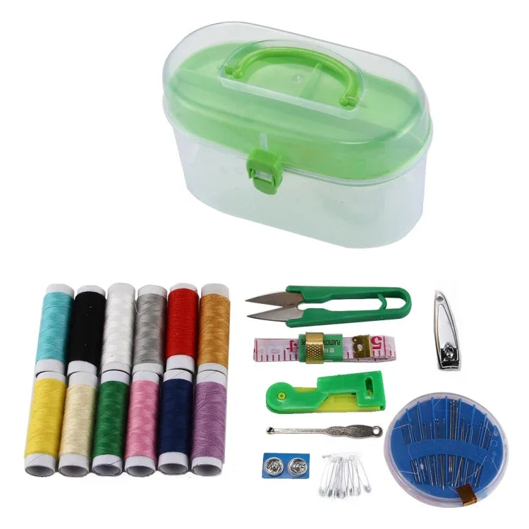 Caixa de Tesouros Multi-colorline, Agulha, Fita, Colher para Ouvido, etc., Caixa de Costura de Necessidades Diárias, Entrega de Cor Aleatória, HC1445G, HC1445F, HC1445Y
