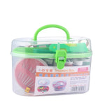 Caixa de Tesouros Multi-colorline, Agulha, Fita, Colher para Ouvido, etc., Caixa de Costura de Necessidades Diárias, Entrega de Cor Aleatória, HC1445G, HC1445F, HC1445Y