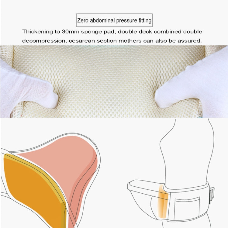 Porta-Bebés Ergonómico com Assento de Anca para Bebé com Faixa Reflectora para 0-3 Anos