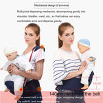 Porta-Bebés Ergonómico com Assento de Anca para Bebé com Faixa Reflectora para 0-3 Anos