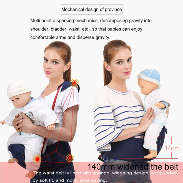 Porta-Bebés Ergonómico com Assento de Anca para Bebé com Faixa Reflectora para 0-3 Anos