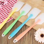5 Peças de Ferramenta para Cozedura Espátula de Silicone para Creme Integrada Translúcida de Alta Resistência a Altas Temperaturas, Entrega de Cor Aleatória