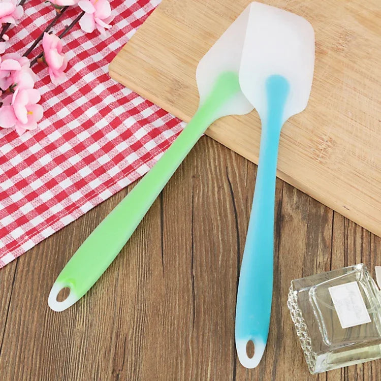 5 Peças de Ferramenta para Cozedura Espátula de Silicone para Creme Integrada Translúcida de Alta Resistência a Altas Temperaturas, Entrega de Cor Aleatória
