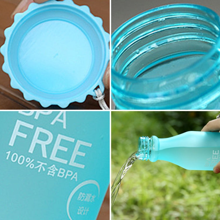 Garrafa Portátil de Refrigerante de Plástico à Prova de Fugas 550ml Simples para Estudantes, 550ml