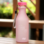 Garrafa Portátil de Refrigerante de Plástico à Prova de Fugas 550ml Simples para Estudantes, 550ml
