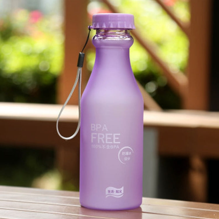 Garrafa Portátil de Refrigerante de Plástico à Prova de Fugas 550ml Simples para Estudantes, 550ml