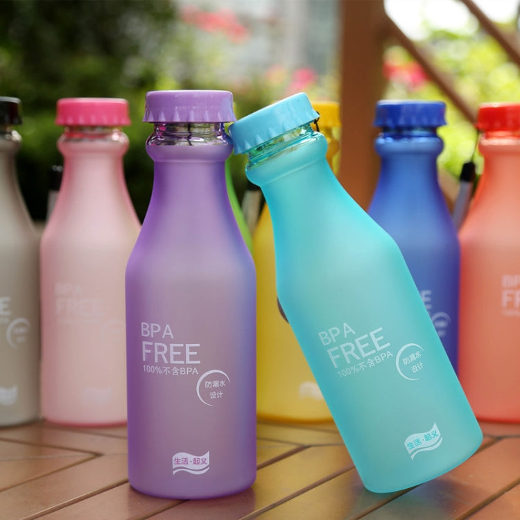 Garrafa Portátil de Refrigerante de Plástico à Prova de Fugas 550ml Simples para Estudantes, 550ml