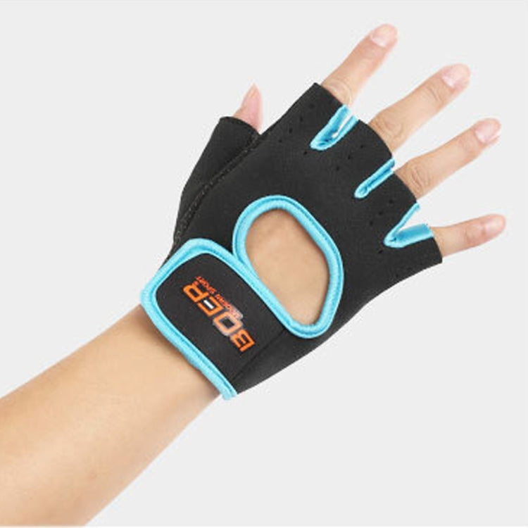 Luvas Unissexo de Meio Dedo para Exterior, Ciclismo, Antiderrapantes e Respiráveis, Luvas Desportivas, Tamanho: S, Palma: 16*12*3.0cm, Tamanho: S, Palma: 16*12*3.0cm