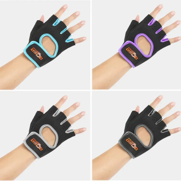 Luvas Unissexo de Meio Dedo para Exterior, Ciclismo, Antiderrapantes e Respiráveis, Luvas Desportivas, Tamanho: S, Palma: 16*12*3.0cm, Tamanho: S, Palma: 16*12*3.0cm