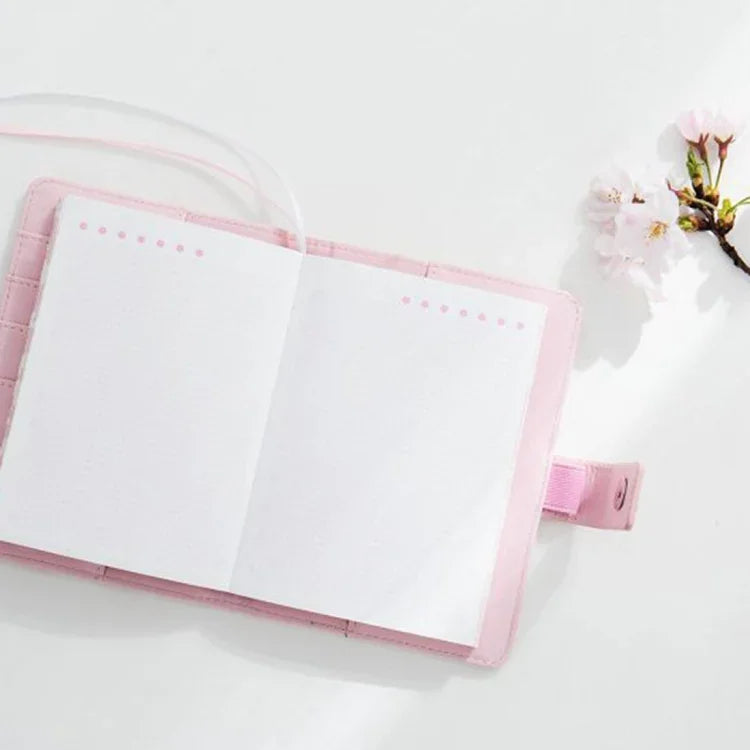 Caderno Criativo Veja Também O Sakura PU Manual, Conjunto de Caderno de Presente, Material Escolar e de Escritório, Entrega de Cor Aleatória, Manual em PU