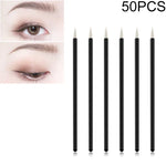 50 PCS Pincéis de Delineador, Pincéis de Maquilhagem para Olhos, Ferramentas de Estilo de Maquilhagem