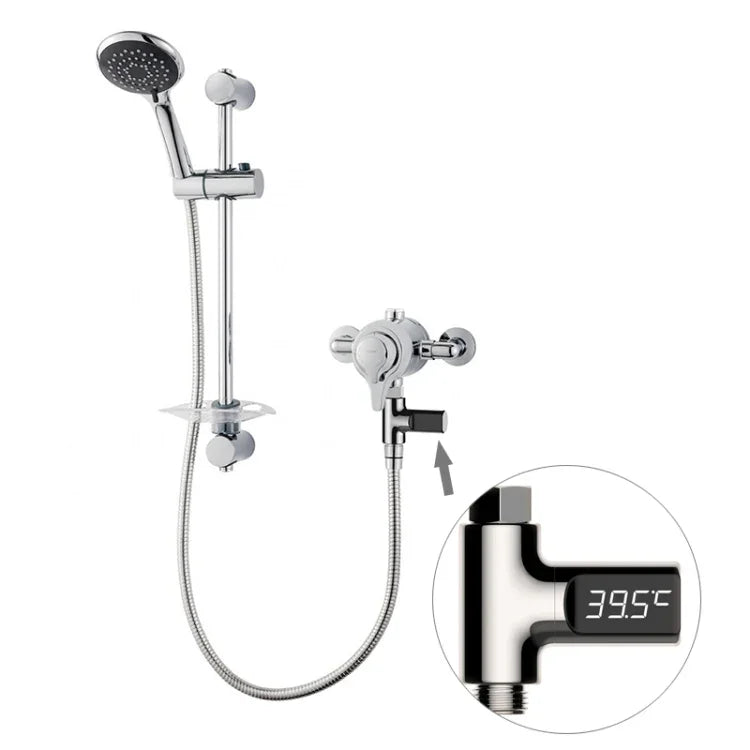 Termómetro passivo para água com visor LED rotativo 360 graus para banho de bebé BD-LS-01, Primeira geração