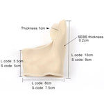 1 Par de Mangas de Correção SEBS para Hallux Valgus, Cuidado dos Pés, Anel Ortopédico para Dedão do Pé, Alívio para Homens/Mulheres, Tamanho: L