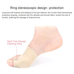 1 Par de Mangas de Correção SEBS para Hallux Valgus, Cuidado dos Pés, Anel Ortopédico para Dedão do Pé, Alívio para Homens/Mulheres, Tamanho: L