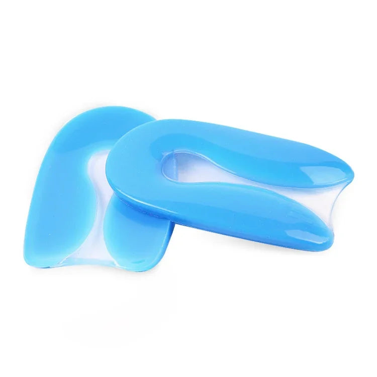 Palminha em Silicone em Forma de U para Calcanhar, Macia e Confortável com Absorção de Impactos, Tamanho: L(40-45)