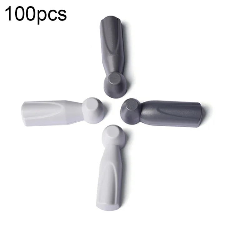 100 Unidades HTG-005 Pequeno Martelo Fecho Magnético Anti-Roubo EAS, Etiqueta Sonora e Magnética para Produtos de Supermercado, Entrega em Cor Aleatória, HTG-005 Pequeno Martelo