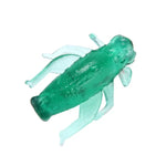 100 Unidades de Iscos Artificiais em Forma de Grilo para Pesca, Comprimento: 2cm, Forma de Grilo