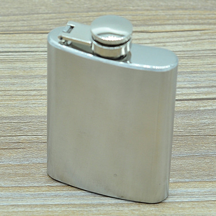 Cantil de Bolso 100ml (3.5oz) para Desporto ao Ar Livre, Garrafa Plana para Bebidas, Camping, Ultraligeiro, Resistente ao Desgaste, Prateado, 100ml (3.5oz)