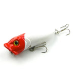 Iscas Artificiais de Plástico HENGJIA Popper Isco Biónico para Pesca com Anzóis, Comprimento: 6,5 cm, Entrega de Cor Aleatória, Comprimento: 6,5cm